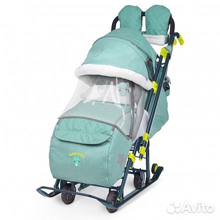 Детские санки коляска ника