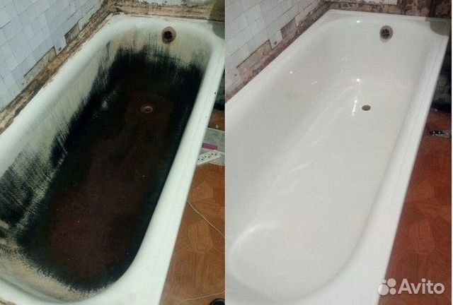 Реставрация ванн жидким акрилом Опыт 15 лет