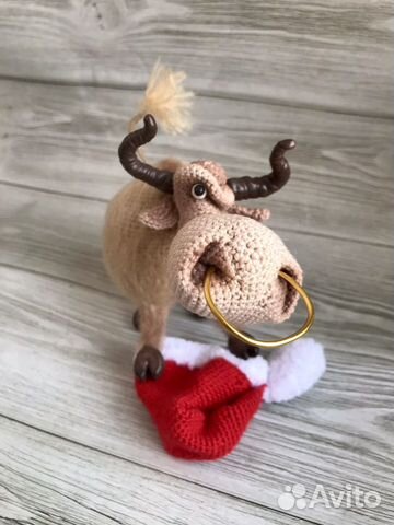 Бык игрушка интерьерная