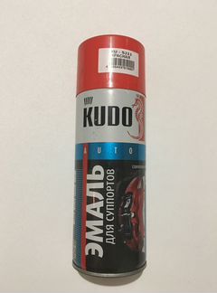 Эмаль для суппортов и тормозных барабанов kudo