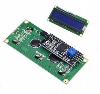 ЖК дисплей LCD1602 (для ардуино), адаптер IIC/I2C