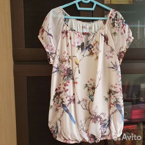 Блуза из шифона для беременных