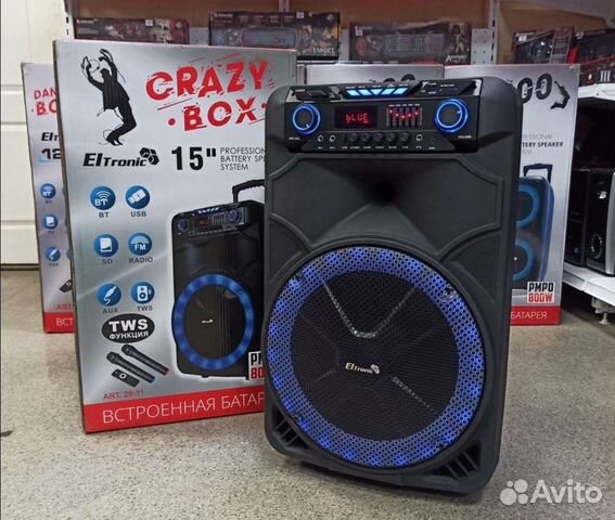 Портативная колонка Eltronic 800w