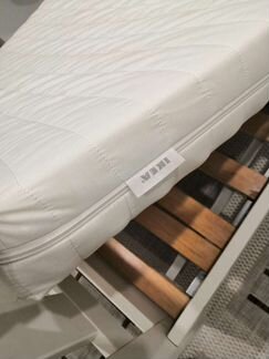 Кровать детская белая IKEA kritter с барашками