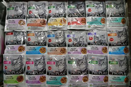 Proplan для кошек паучи и сухой корм