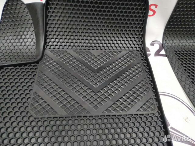 Коврики в салон резиновые евроборт соты LADA Vesta