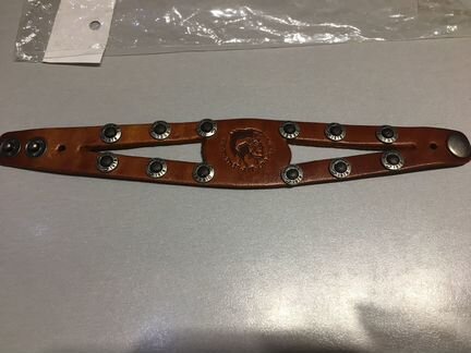 Кожаный браслет напульсник Diesel. Новый. Унисекс