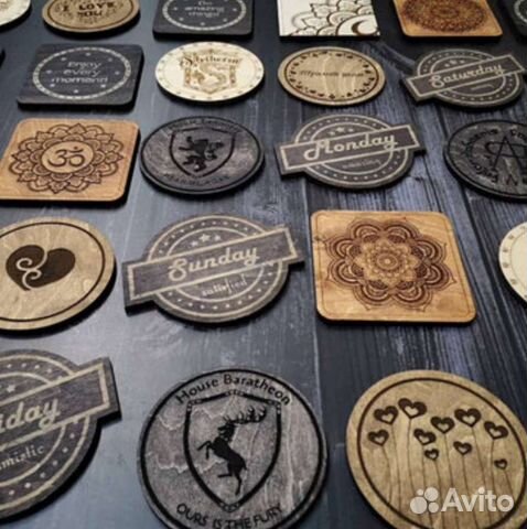 Костеры из фанеры (подставка под кружку)