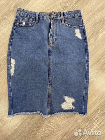 Юбка джинсовая
