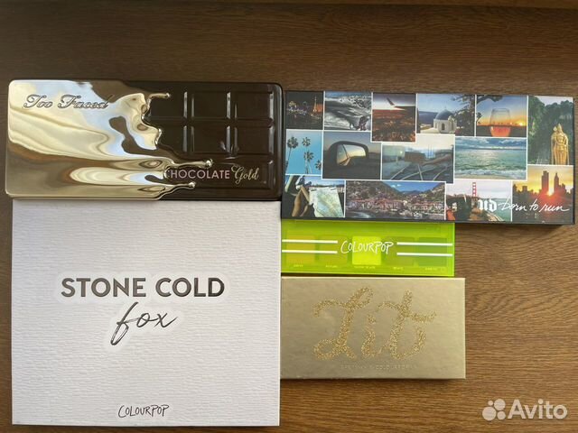 ColourPop toofaced UD палетки теней