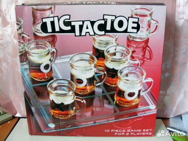 Застольная игра Пяные Крестики нолики TIC TAC TOE