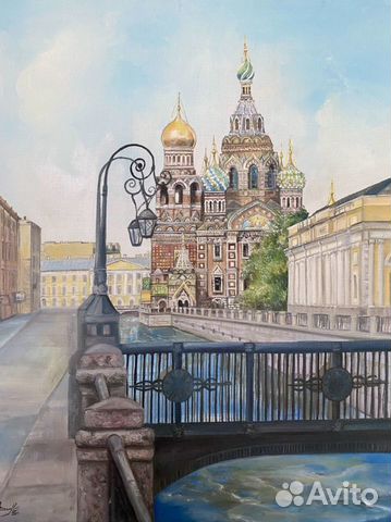 Картина маслом Санкт-Петербург Спас-на-Крови
