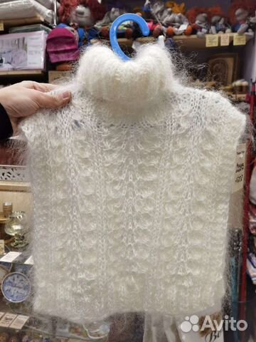 Манишка пуховая, козий пух