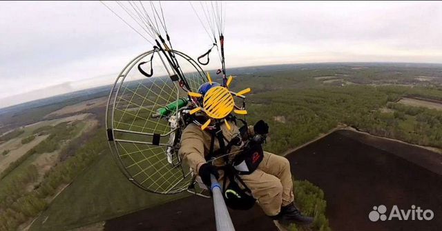 Параплан Acrobat ParaAvis и парамотор