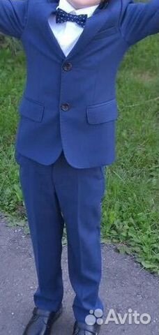 Костюм брючный Van Cliff как новый, р.128