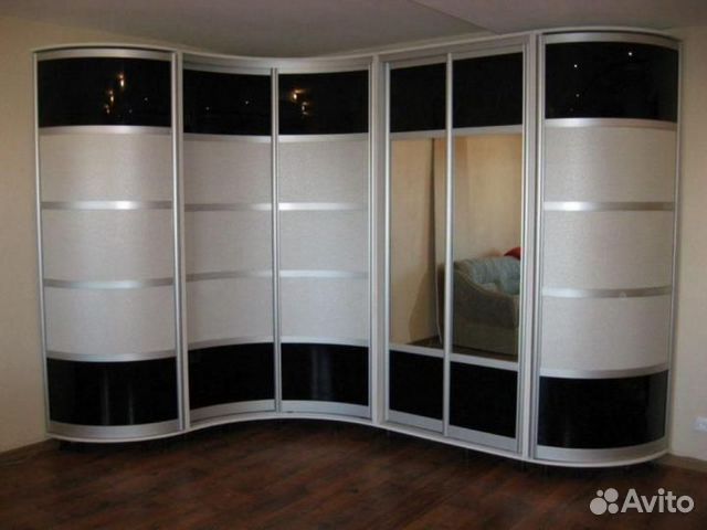 Радиусные шкафы купе с фабрики-напрямую