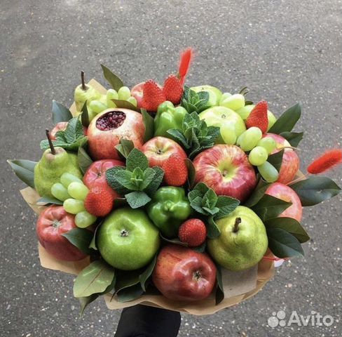 Фруктовые букеты, корзины