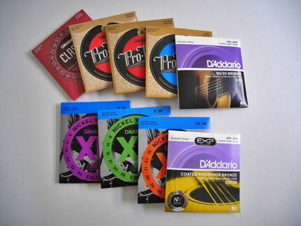Струны для гитары от D'addario дадарио даддарио