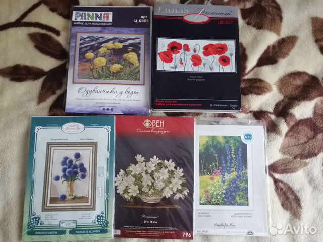 Наборы для вышивки крестом новые