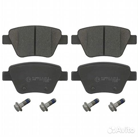Колодки тормозные шкода октавия 04/суперб 08/ваг