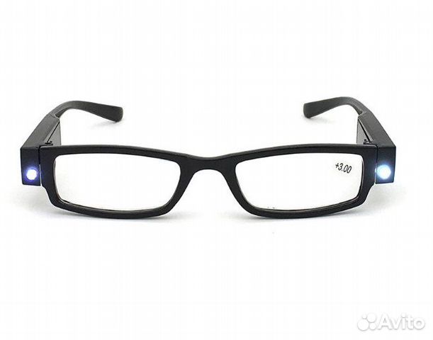 Новые очки для чтения со светодиодной подсветкой+3