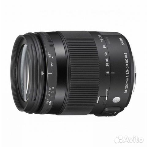 Sigma AF 18-200mm f/3.5-6.3 DC Canon EF-S Новый