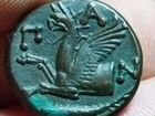 Античная монета -Грифон-осетр-Сатир.Пантикапей объявление продам