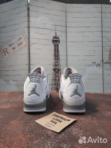 Кроссовки Nike Air Jordan 4 Retro White Oreo