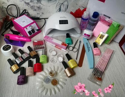 Набор для маникюра, наращивания и дизайна