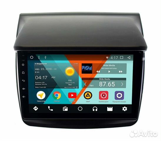 Штатная магнитола Mitsubishi L200 (2006-15г.)