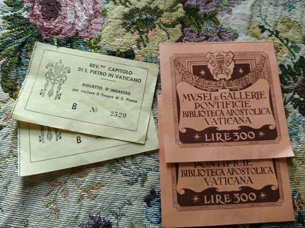 Билеты в Ватикан, 60-е годы