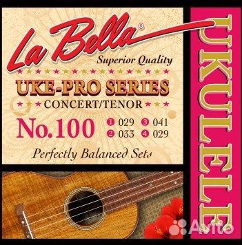 La Bella 100 Uke-Pro струны для концертного и тено