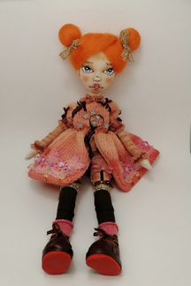 Кукла ручной работы, интерьерная