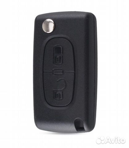 Корпус выкидного ключа Peugeot/Citroen 2 кнопки