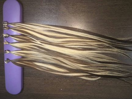 Волосы на капсулах 55-60