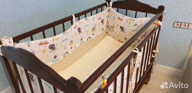 Бортики в детскую кроватку бу
