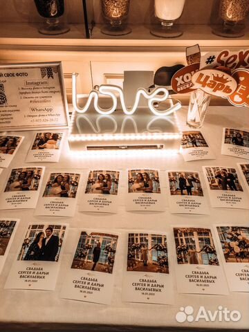 Аренда инстапринтера, печать фото