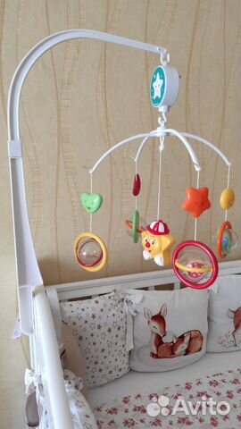 Музыкальная карусель механическая