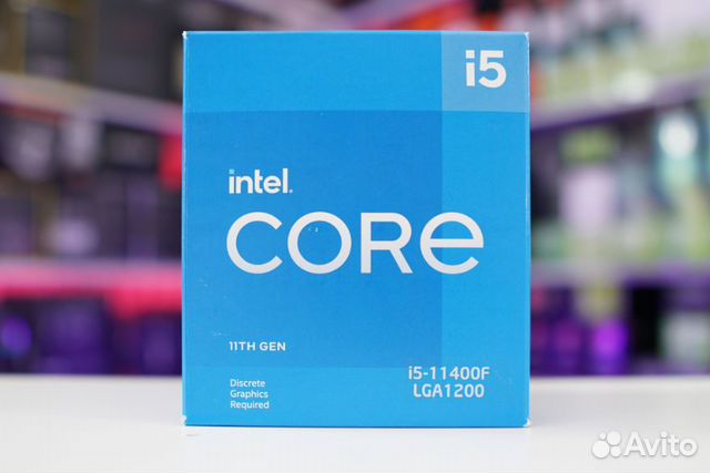 Процессор Intel Core i5-11400F 4,4 ггц (Новый)