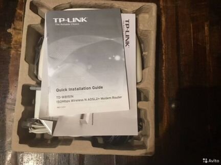 Adsl модем Wi-Fi роутер TP-Link TD-W8151N