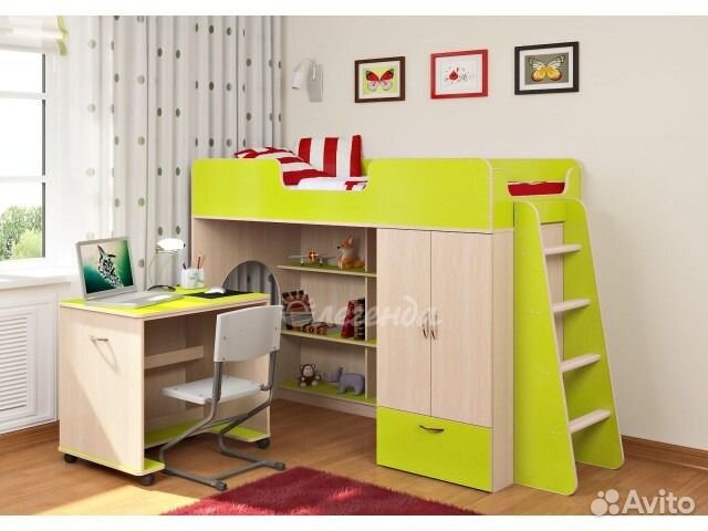 Кровать чердак