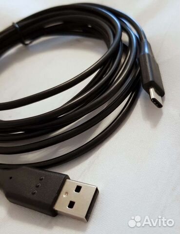 Кабель USB Type-C, 3 метра, черный