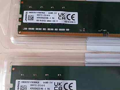 Оперативная память 16 Гб DDR4 3200 мгц Kingstone