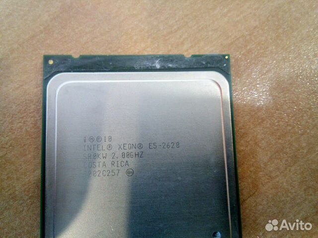 Процессор Xeon E5-2620 6 ядер