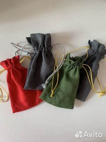 Льняные мешочки для хранения(Таро,Руны,Камни)