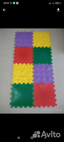 Новый коврик ортопедический детский