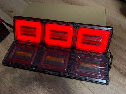 Задние светодиодные фонари «квадраты» 12/24В 2шт