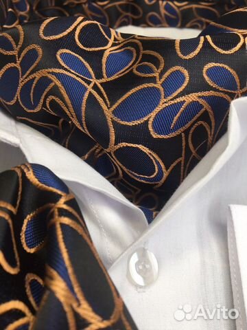 Новый мужской шелковый аскот