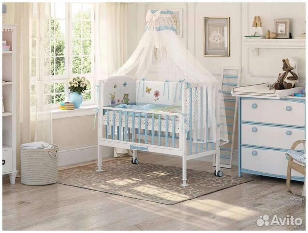 Приставная детская кроватка wundermobel