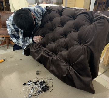 Перетяжка мягкой мебели